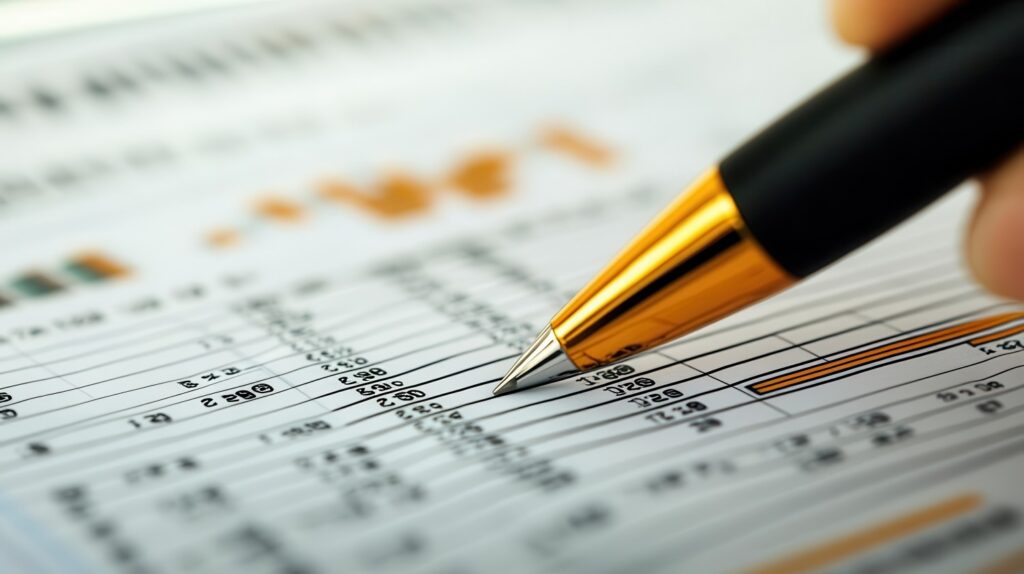 Young professional creating a budget and planning financial goals.